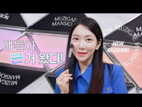세상에 없던 역대급 비주얼 블러셔💗 무지개맨션 신상 피팅 블러쉬 전색상 발색&리뷰 / 깡나