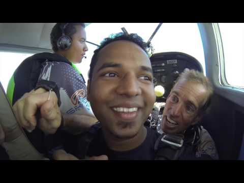 shailesh..... first sky dive