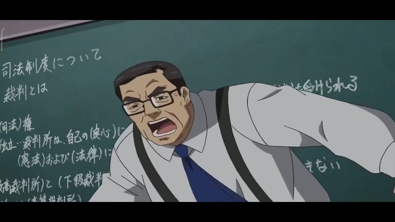 Ren Amamiya Dodge his Teacher Fast Throw | Persona 5 (The Animation)