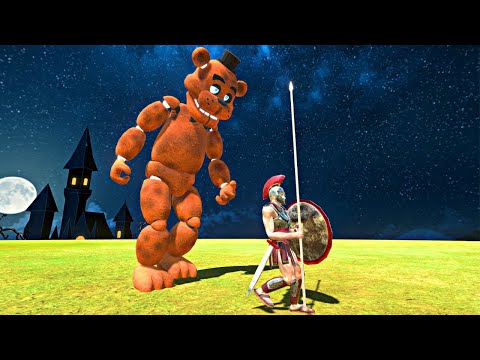 Dangerous Forest | Run Away from Freddy Fazbear - Animal Revolt Battle Simulator