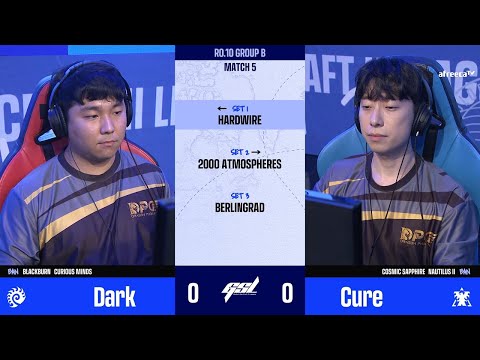[2022 GSL S2] Ro.10 Group B Match5 Dark vs Cure