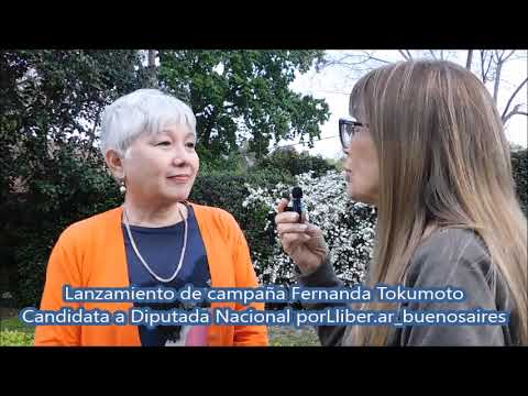 Liber.Ar-Lanzamiento de campaña, Fernanda Tokumoto 1er candidata a diputada nacional