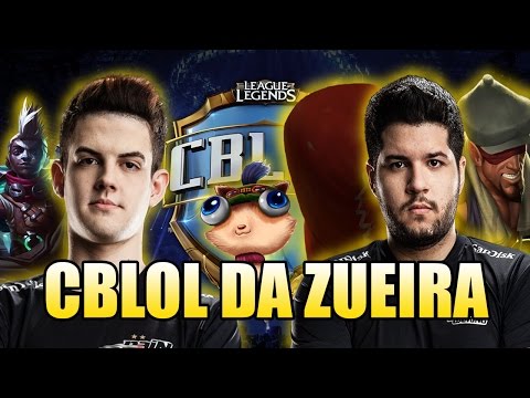CBLOL DA ZUEIRA #1 - KAMI CARREGANDO E THULIO MITANDO DE LEE SIN