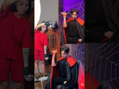 The result - backstage 😏🩸 (fake blood)