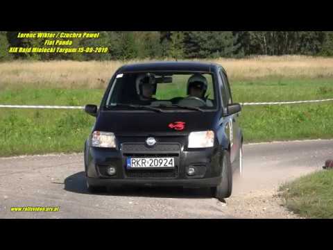 Lorenc Wiktor / Czuchra Paweł - Fiat Panda - XIX Rajd Mielecki Targum 15-09-2019