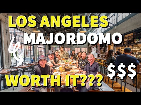 Amazing MAJORDOMO Restaurant in Los Angeles by David Chang