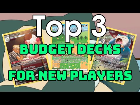 Top 3 Budget Decks for New Players | Pokemon Tcg