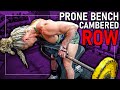 Seated Prone Bench Cambered Bar Row (GET A HUGE BACK)