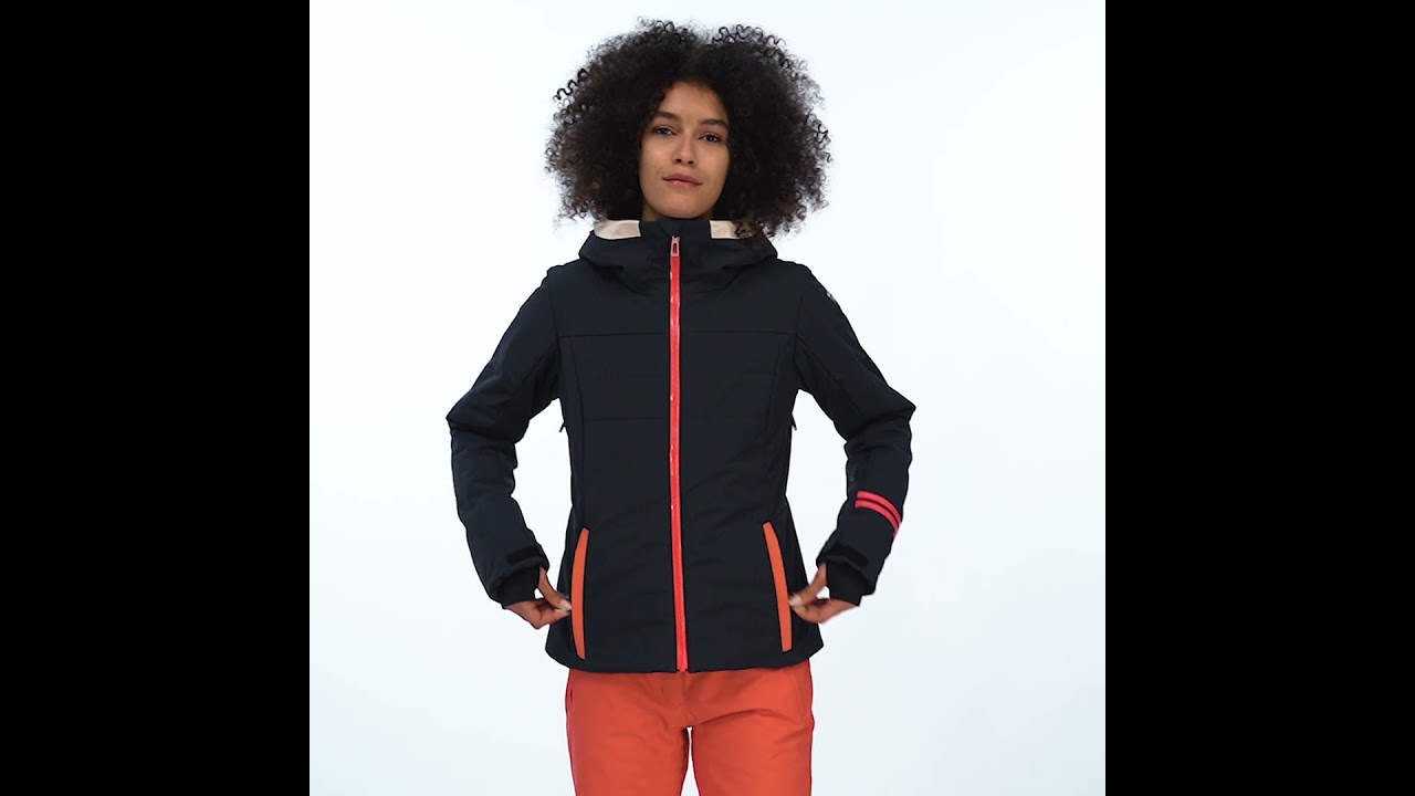 Rossignol W COURBE modrá dámská lyžařská bunda RLKWJ11 726