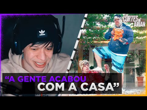 ARUAN REAGE A BATALHA DE NERF (EDUKOF) - Cortes do Aruan