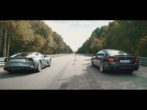 BMW M5 F90 Stage 2 vs Ferrari 812 Superfast