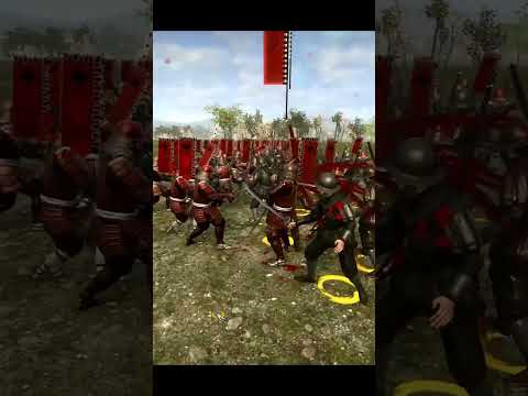 Total War: SHOGUN 2 1vs1: Portuguese Tercos vs Katana Samurai (MELEE COMBAT)