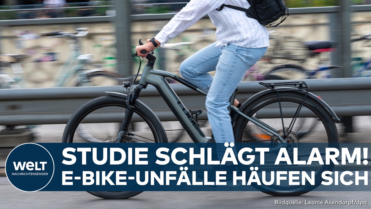 VERKEHR: Chaosfahrten mit E-Bikes häufen sich! Ältere besonders häufig in Unfälle verwickelt