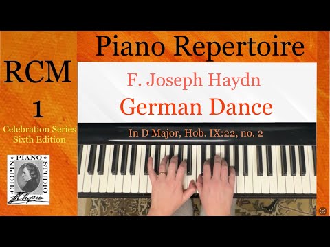 RCM 1 Piano Repertoire - German Dance in D Major by Franz Joseph Haydn