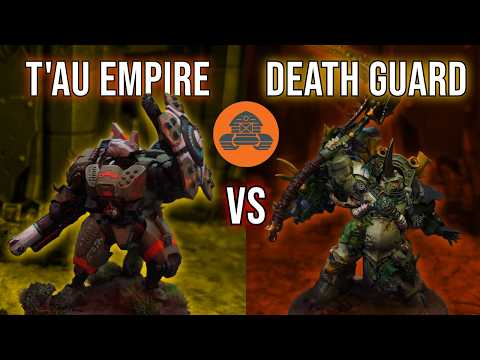 T'au Empire vs Death Guard– 2000pt Battle Report | Warhammer 40k