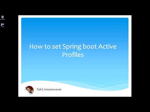 How to set Spring Boot Active Profiles