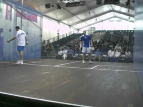 Squash European Team Championship 2012 - France vs. Finnland, Gaultier vs. Tuominen 1/2