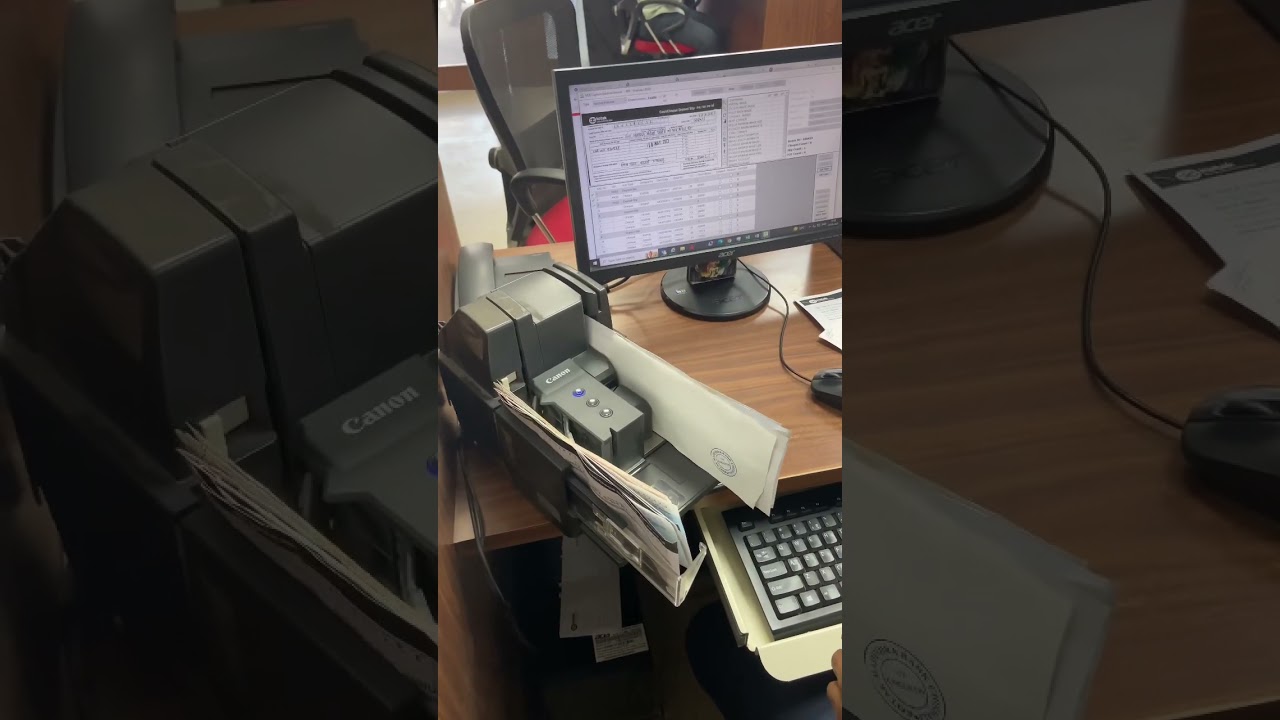 How CTS ￼clearing machine works ￼#sbi #CTS #cheques #youtubeshorts #shorts Cheque Truncation system