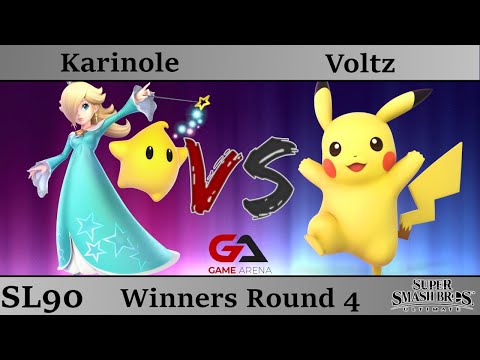 SmashLAN'd 90 - Winners Round 4: Karinole (Rosa & Luma) vs Voltz (Pikachu)