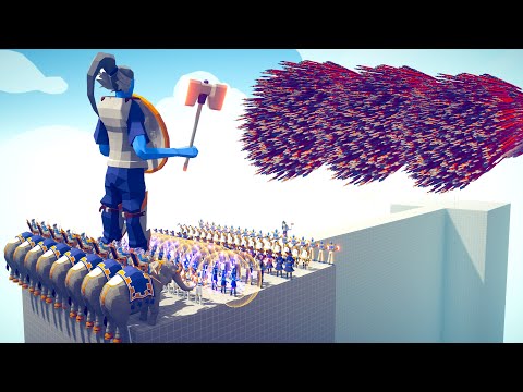 100x GOOD UNITS & GIANT vs EVERY GOD - Totally Accurate Battle Simulator TABS