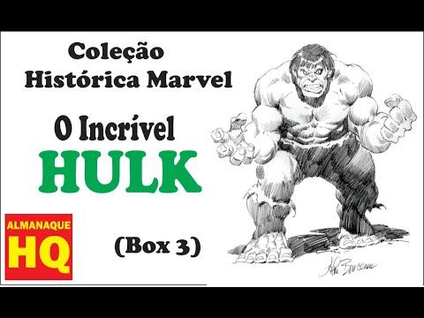 Episódio 189 - Coleção Histórica Marvel - O INCRÍVEL HULK (Box 03)