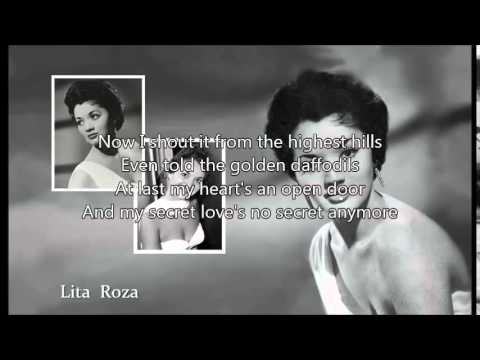 LITA ROZA - Secret Love (1954) with lyrics