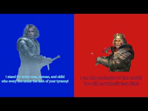 Chivalry 2 Quotes: King Argon the Second Epic Combat Dialogues With General Malric Terrowin