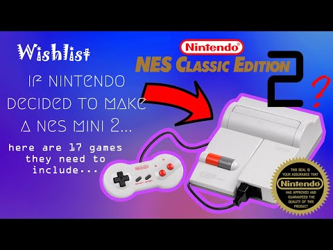 Wishlist: if nintendo were to release a new mini, here are 17 games that NEED to be included!!!