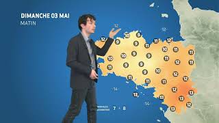 Illustration de l'actualité La météo de votre dimanche 3 mai 2026