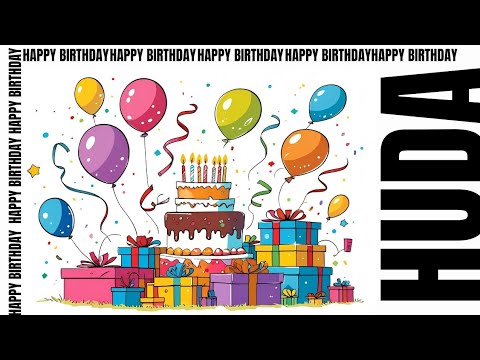 HUDA BIRTHDAY SONG🎂🎶, HAPPY BIRTHDAY HUDA, #huda #fyp #yt #viralvideo #song