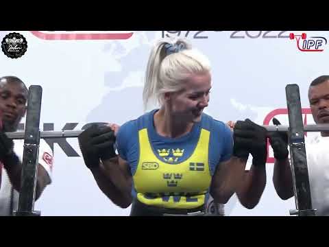 Agnes Rudin - 7th Place 485kg Total - 69kg Class 2022 IPF World Women's Classic