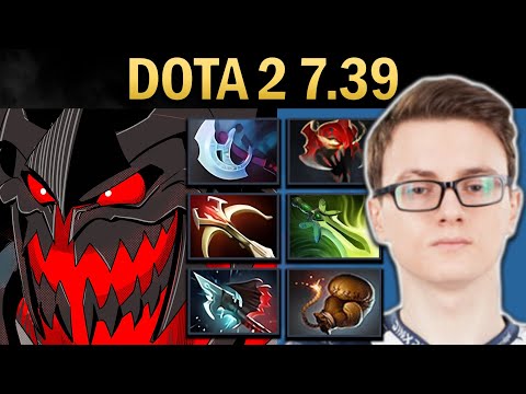 Shadow Fiend Gameplay Miracle with Butterfly and Madness - Dota 7.39