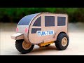 How To Make Monster Tuk Tuk From Cardboard Auto Rikshaw With Cardboard DIY Auto Rikshaw