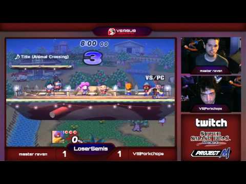 VS Weekly 8/13/14 - Losers Semis - Master Raven (Mewtwo) vs VS/Porkchops (Falco) - ProjectM