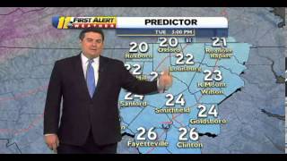 ABC11 Eyewitness News Lunchtime Weather Forecast, Monday, January 6th, 2014