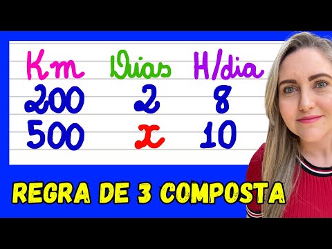 COMO FAZER REGRA DE 3 COMPOSTA !!!! EXPLICAÇÃO DE CONTEÚDO.📚🚀