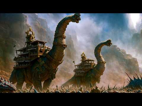 Dark Land Orcs & Gnoblar Hordes VS Jurassic Lizardmen - TotalWar: Warhammer 3
