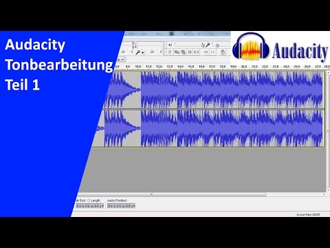 Stimme/Audio bearbeiten - kostenlos mit Audacity #1 |Tutorial Time