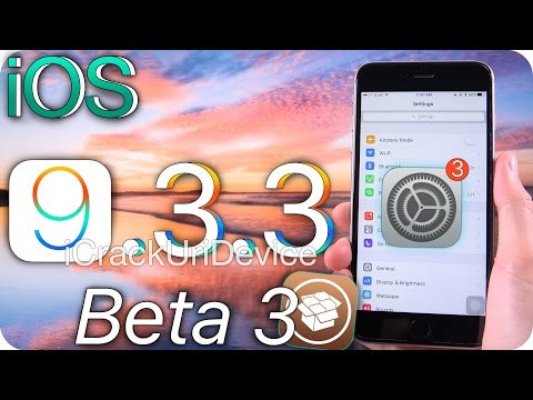 iOS 9.3.3 BETA 3! Jailbreak UPDATES & 9.3.2?