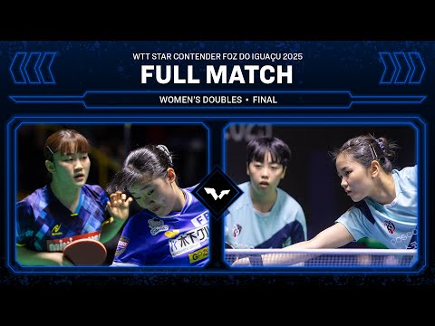 FULL MATCH | Harimoto/Odo vs Kim/Ryu | WD Final | #WTTFozdoIguacu 2025