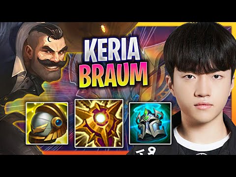 LEARN HOW TO PLAY BRAUM SUPPORT LIKE A PRO! | T1 Keria Plays Braum Support vs Nautilus!