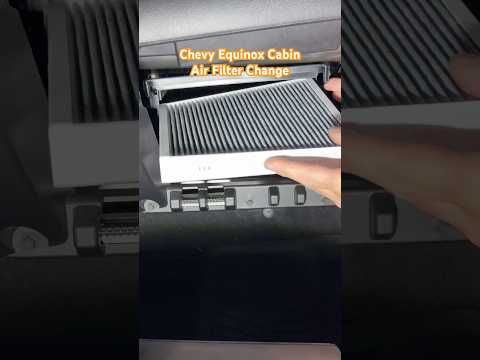 2018-2026 Chevy Equinox Cabin Air Filter Change #chevyequinox#chevy#wix#carmaintenance#diy
