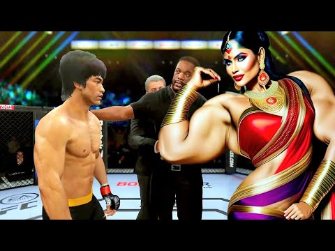 PS5 | Bruce Lee vs. Indian Super Titan Woman (EA Sports UFC 4)
