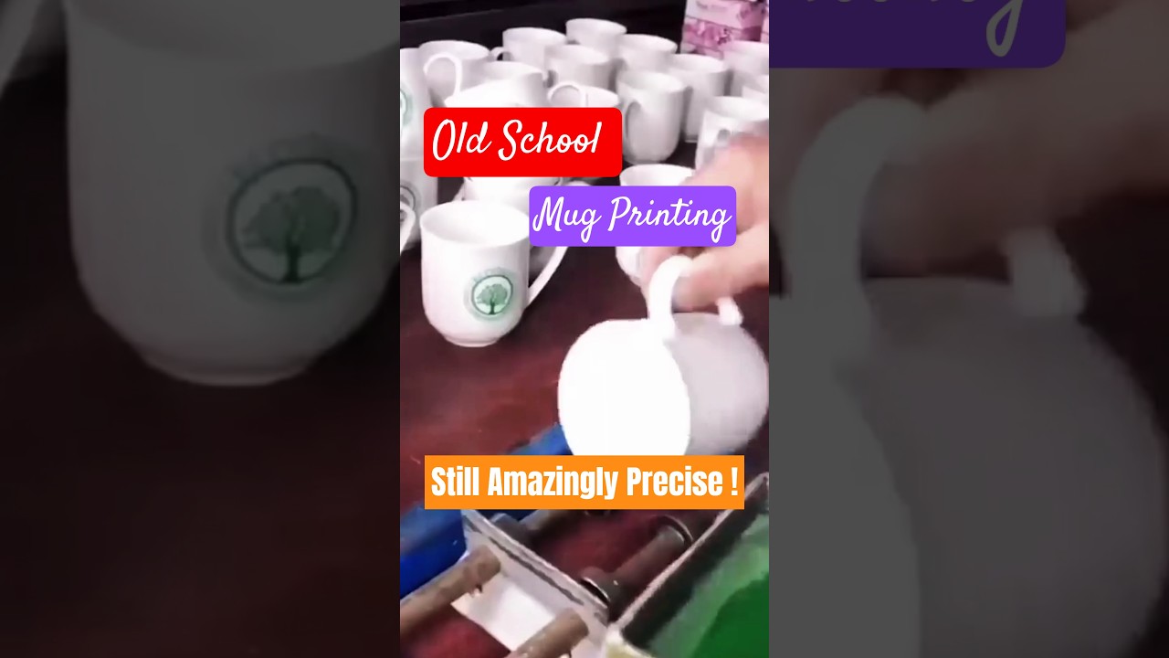 Manual Mug Printing Process – Satisfying & Precise