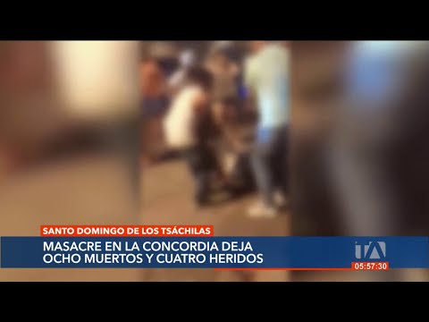 Esto es lo que se sabe de la masacre en La Concordia que dejó ocho muertos y cuatro personas heridas