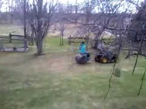 Antique Lawn Rolling