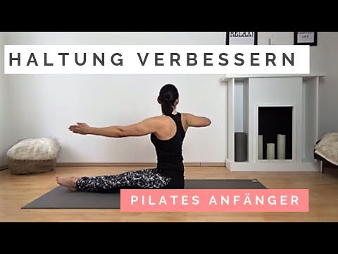 Haltung verbessern ♥ Pilates Anfänger ♥ Übungen gegen Rückenschmerzen