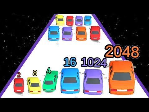 JOIN CARS: 2048 Games - Number Match all the Levels!
