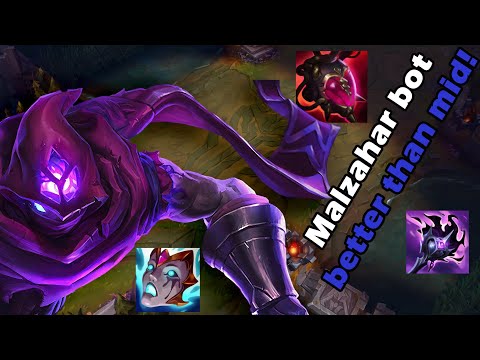 Malzahar bot is better than mid, change my mind! - League of Legends
