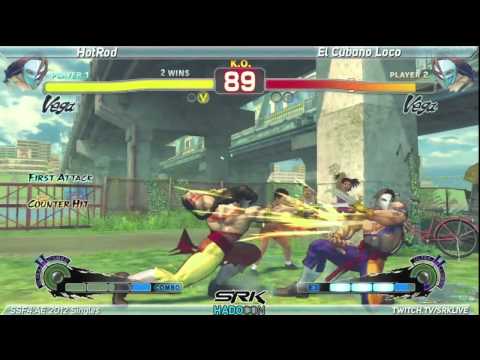HADOCON III - SSF4:AE 2012 - HotRod vs El Cubano Loco
